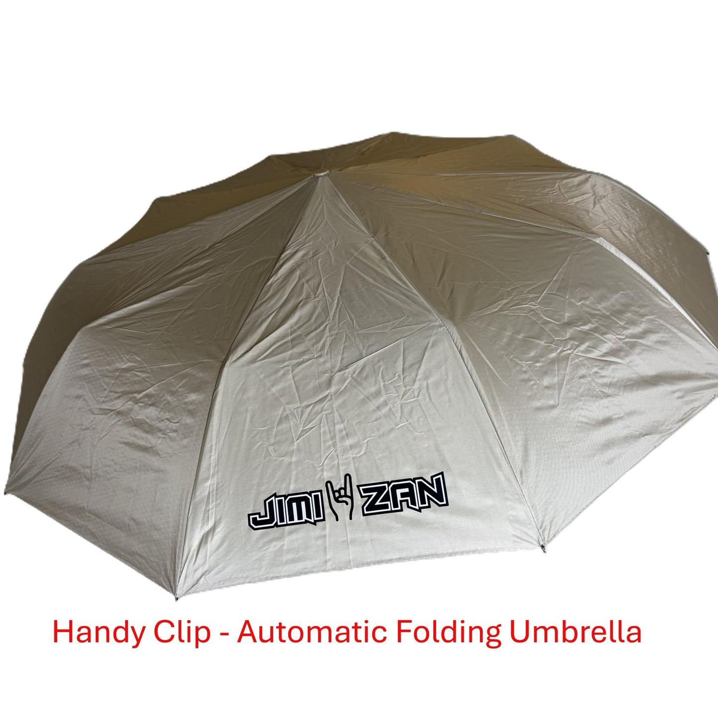 Handy Clip - Automatic Folding Umbrella - Beige