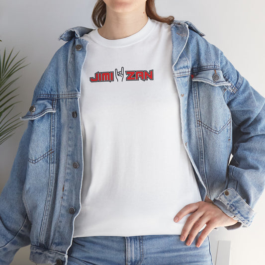 Classic - Jimi Zan Logo T‑Shirt – White