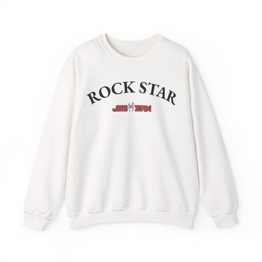 Sweatshirt - Rock Star - White