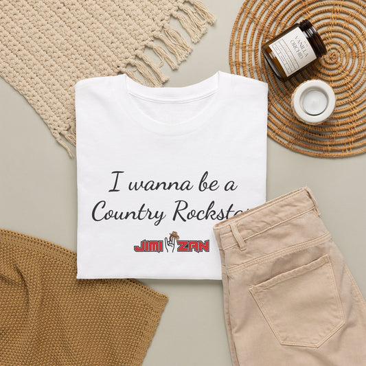 Buzz - I wanna be a Country Rock Star T‑Shirt – White