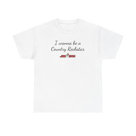 Buzz - I wanna be a Country Rock Star T‑Shirt – White