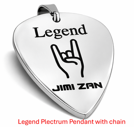 Legend Plectrum Pendant with chain
