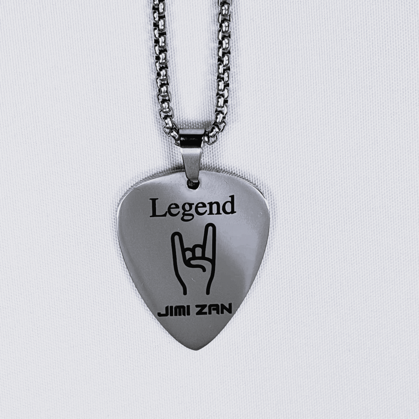 Legend Plectrum Pendant with chain