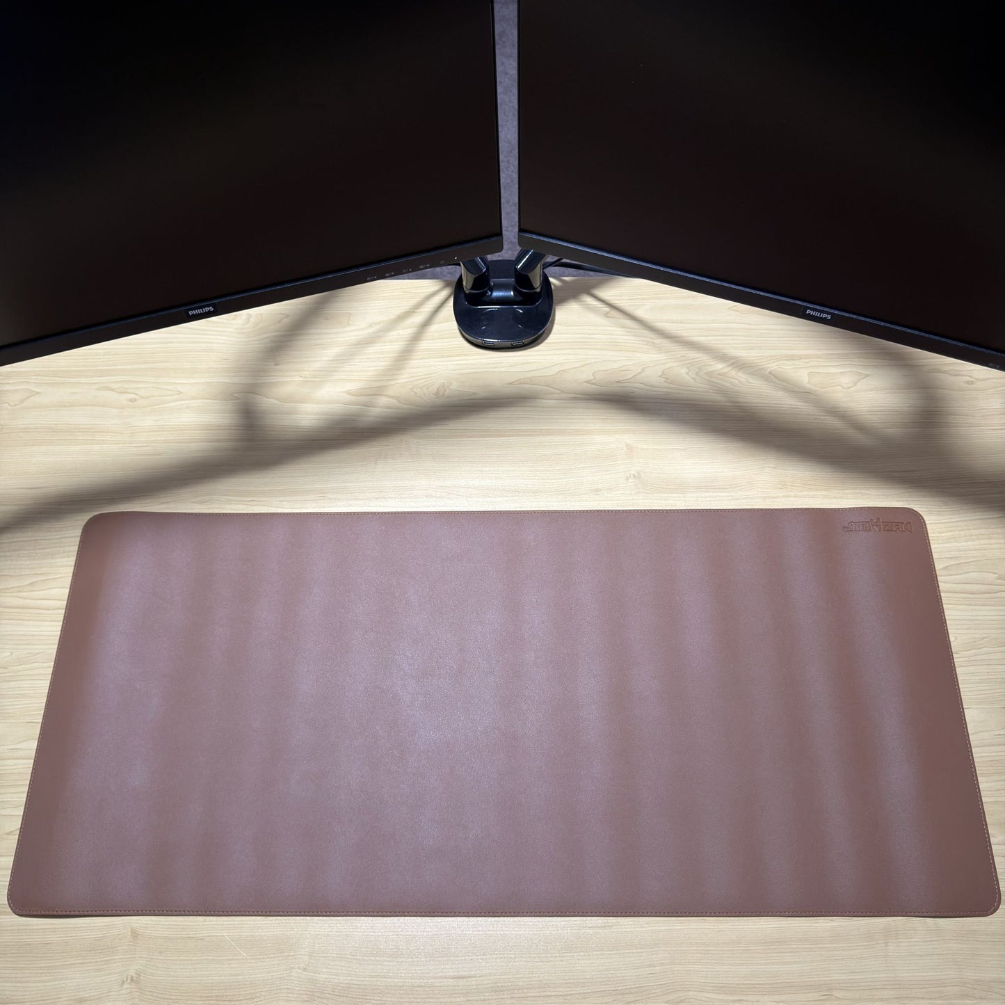 Leather Desk Pad (400x900x2mm) - Brown