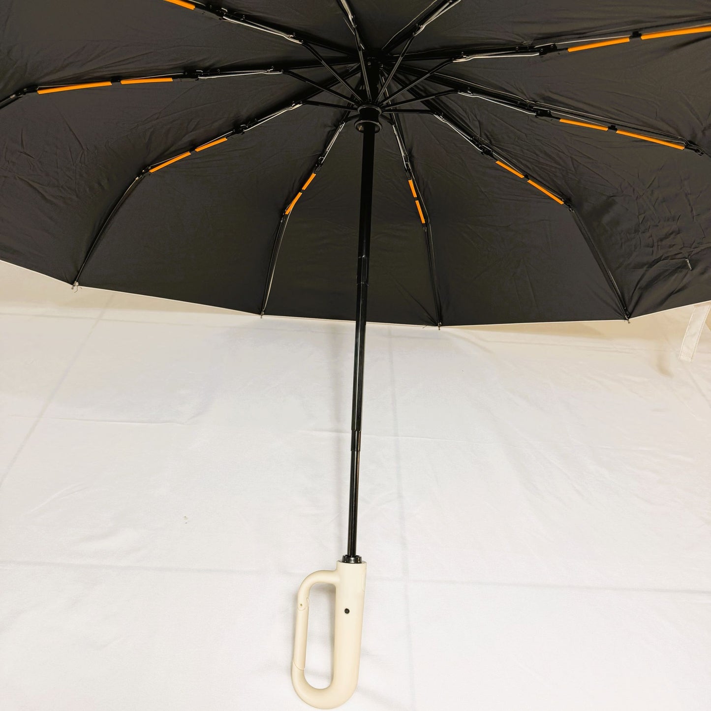 Handy Clip - Automatic Folding Umbrella - Beige