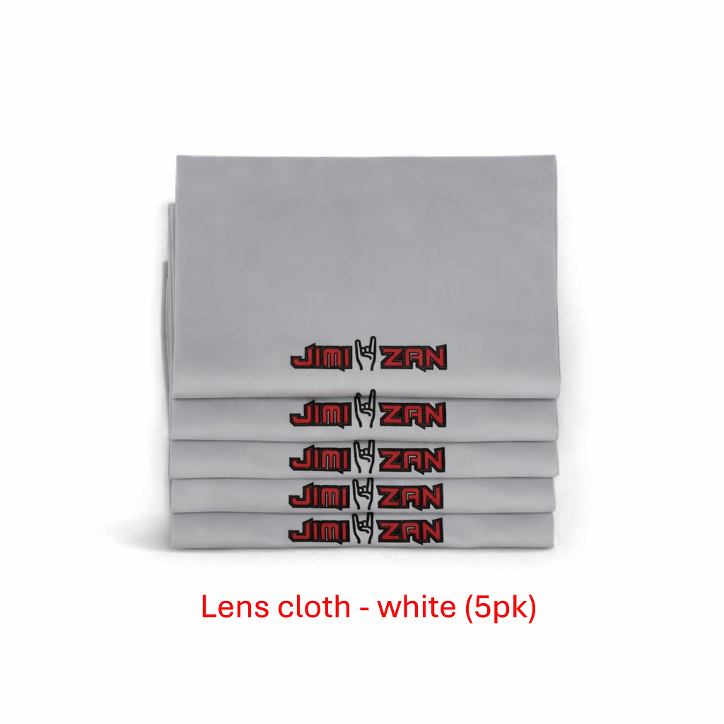 Lens cloth - white (5pk)