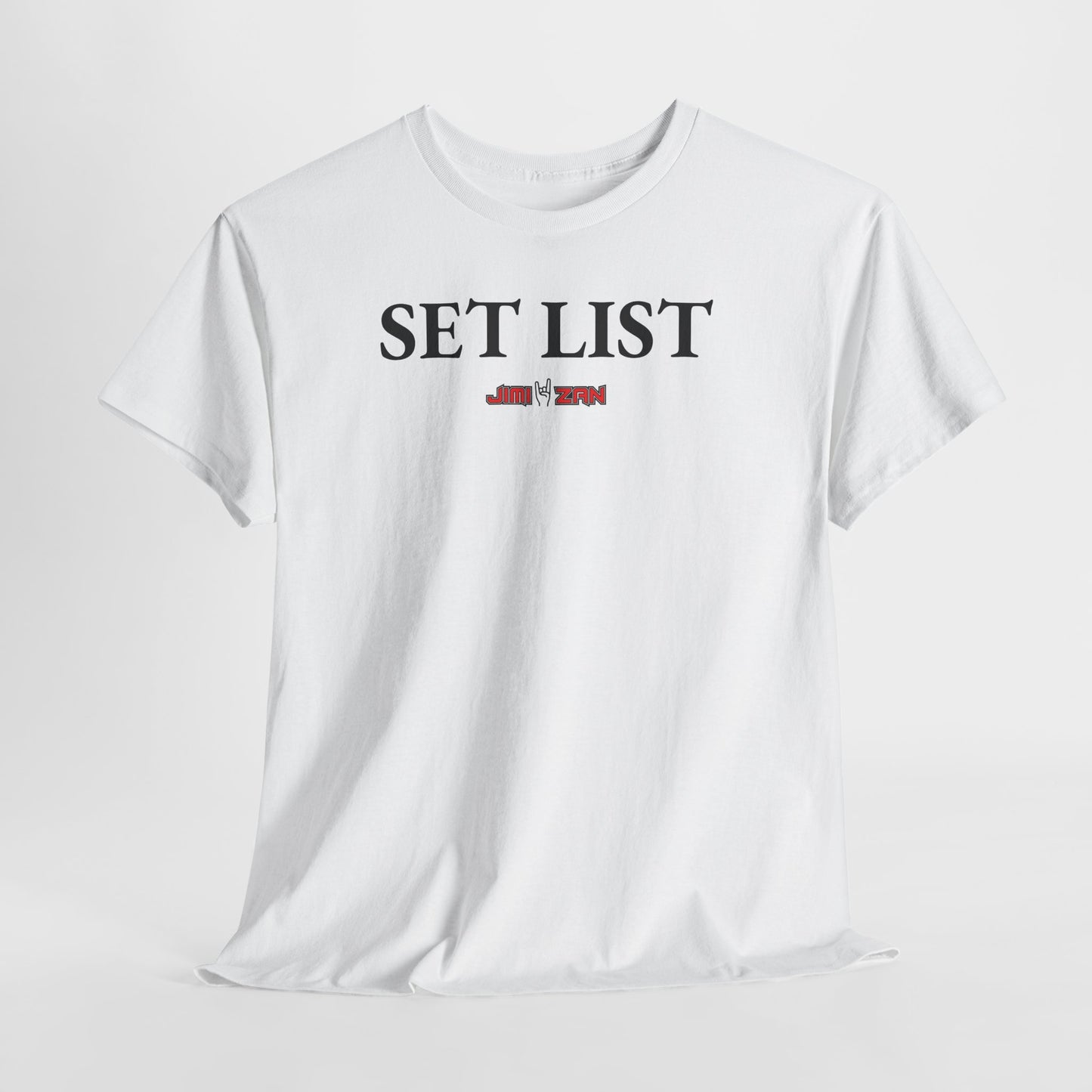 Show - Set List T‑Shirt – White