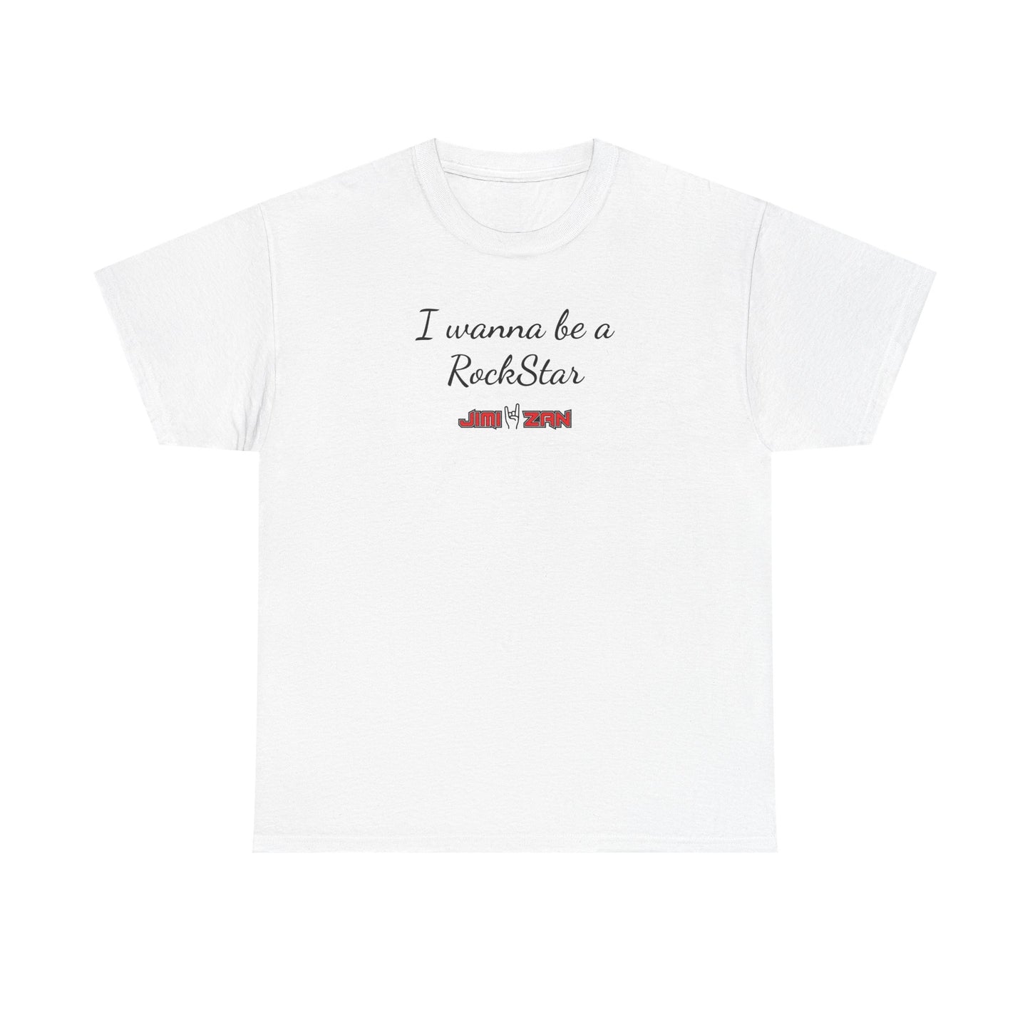Buzz - I wanna be a RockStar T‑Shirt – White