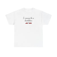 Buzz - I wanna be a RockStar T‑Shirt – White