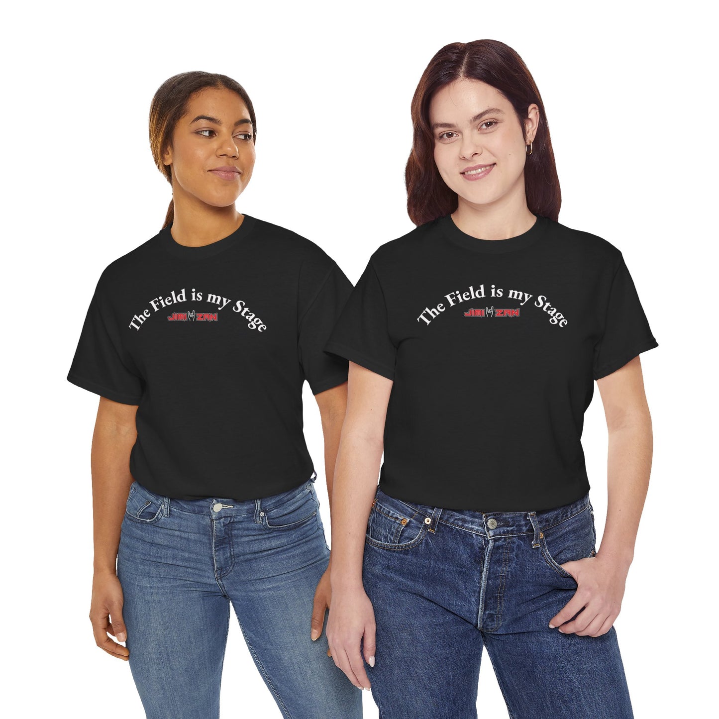 Other - The Field is my Stage - T‑Shirt – Black