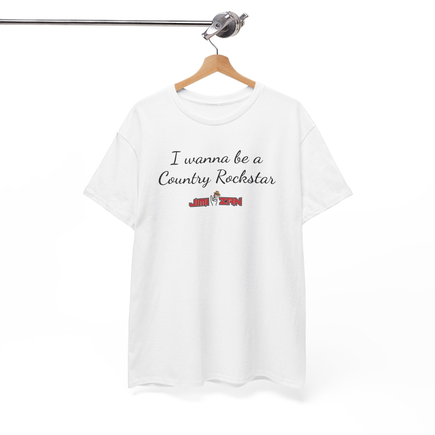 Buzz - I wanna be a Country Rock Star T‑Shirt – White