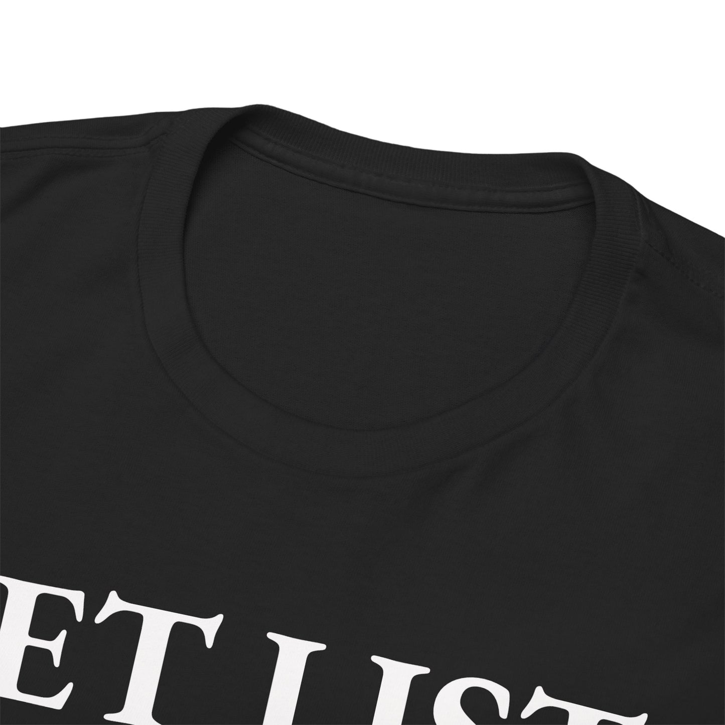 Show - Set List T‑Shirt – Black