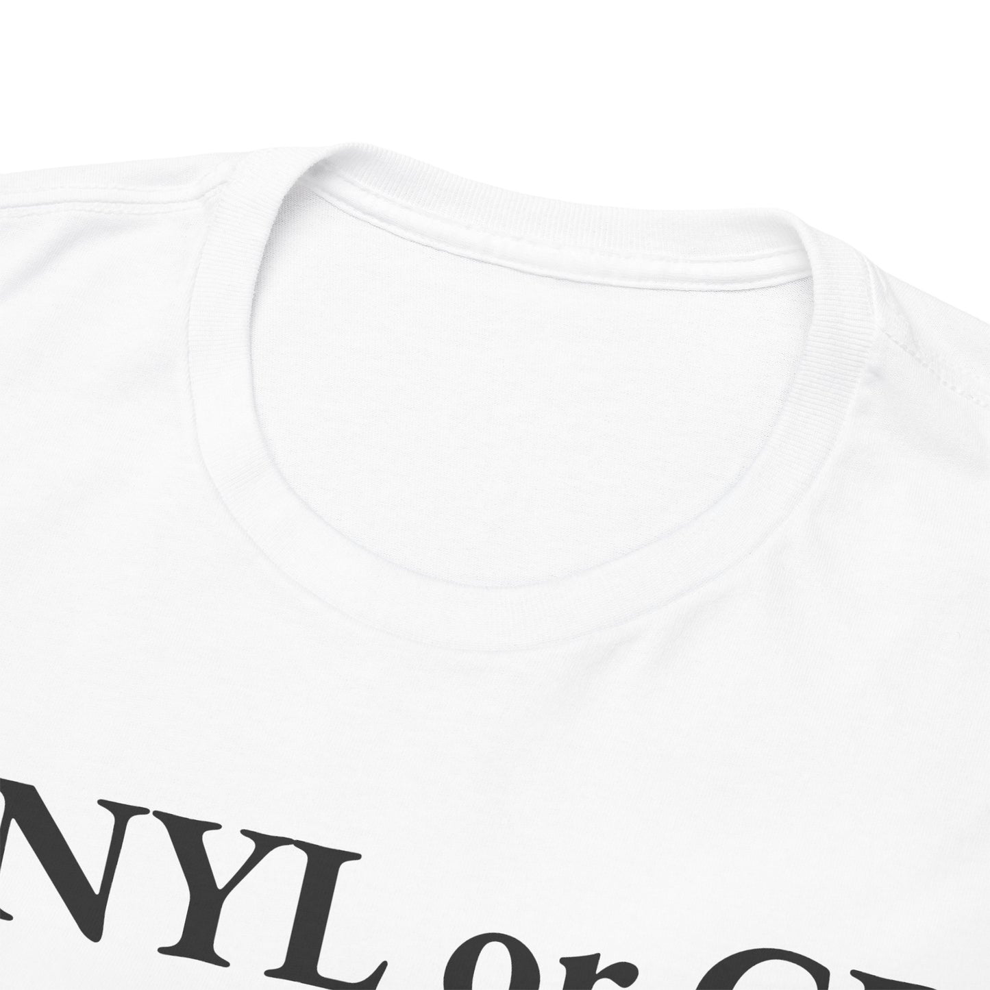 Vintage - Vinyl or CD T‑Shirt – White