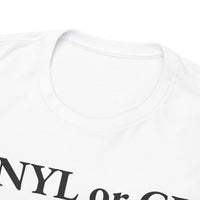 Vintage - Vinyl or CD T‑Shirt – White