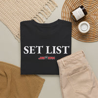 Show - Set List T‑Shirt – Black