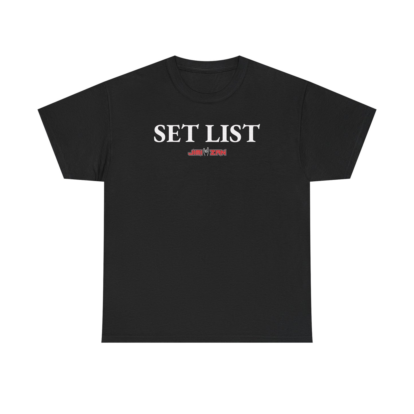 Show - Set List T‑Shirt – Black
