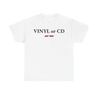 Vintage - Vinyl or CD T‑Shirt – White