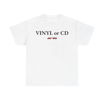 compare product Vintage - Vinyl or CD T‑Shirt – White