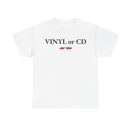 Vintage - Vinyl or CD T‑Shirt – White