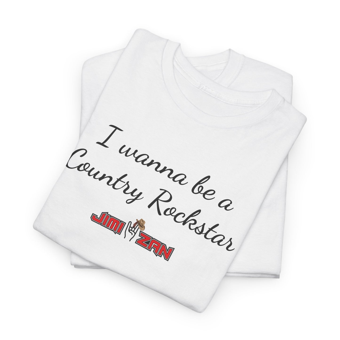 Buzz - I wanna be a Country Rock Star T‑Shirt – White
