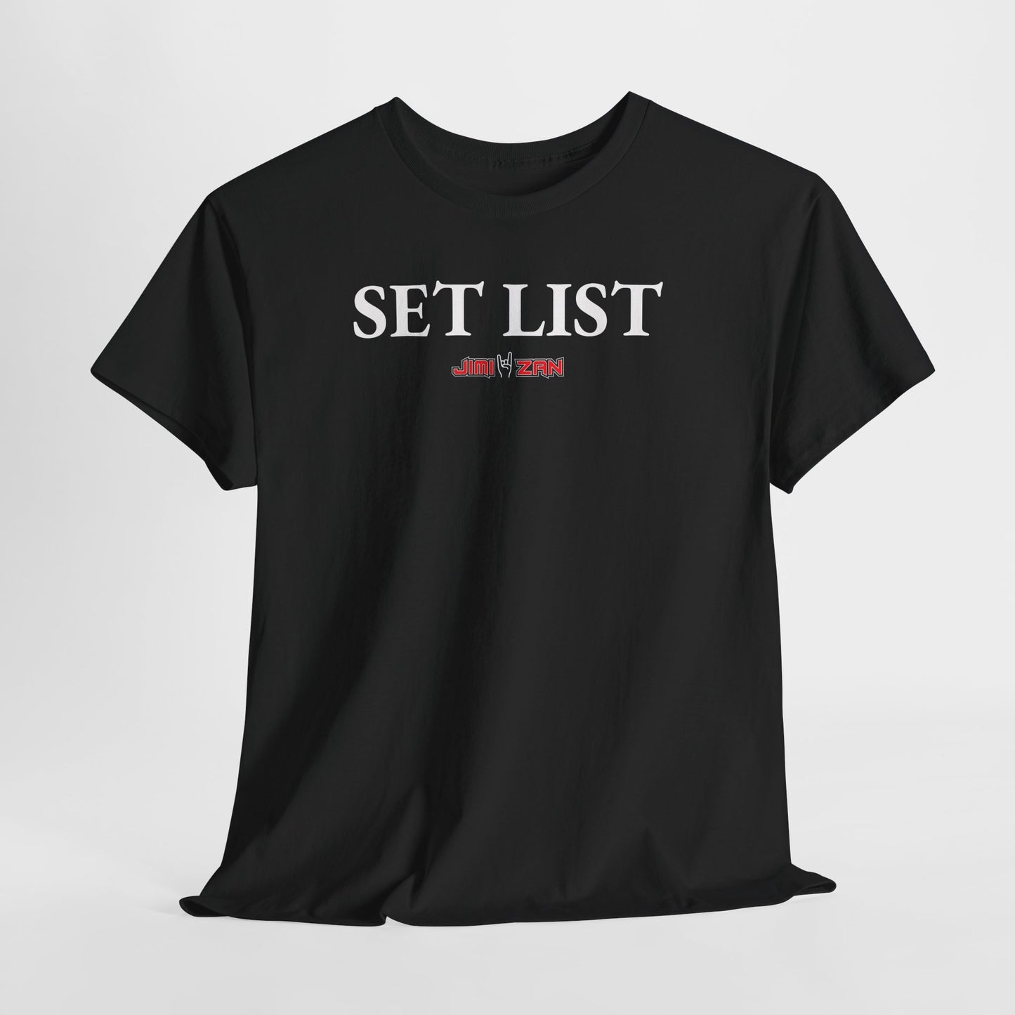 Show - Set List T‑Shirt – Black
