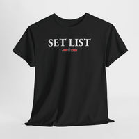 Show - Set List T‑Shirt – Black