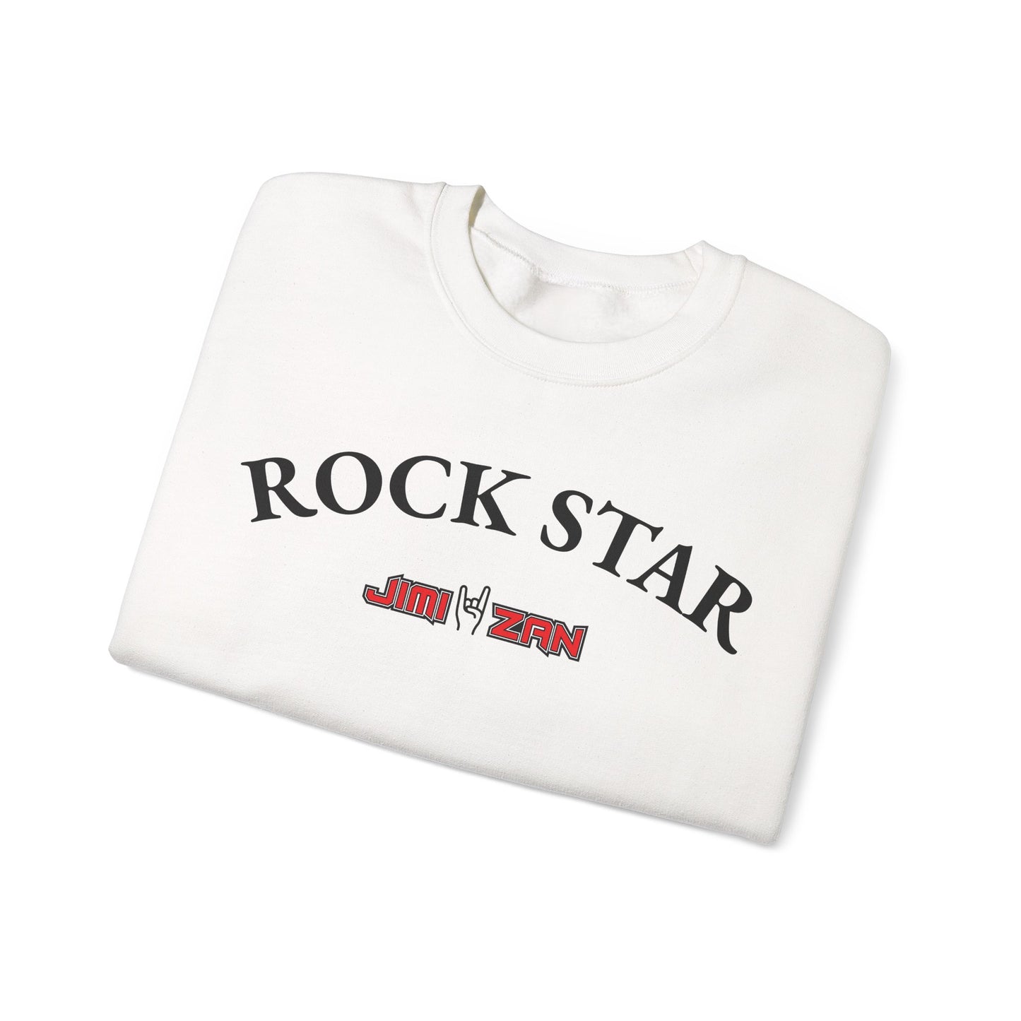 Sweatshirt - Rock Star - White