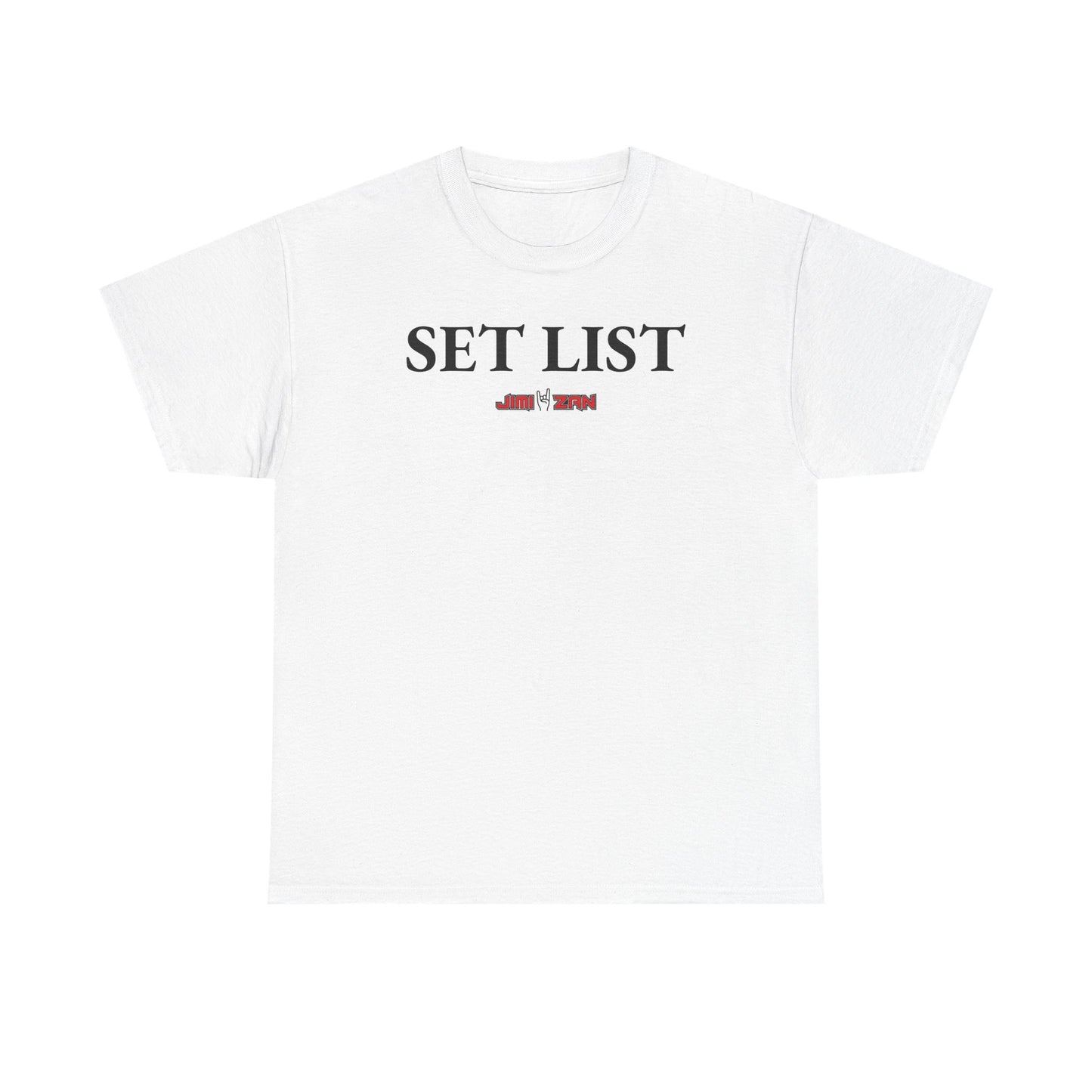 Show - Set List T‑Shirt – White