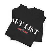 Show - Set List T‑Shirt – Black