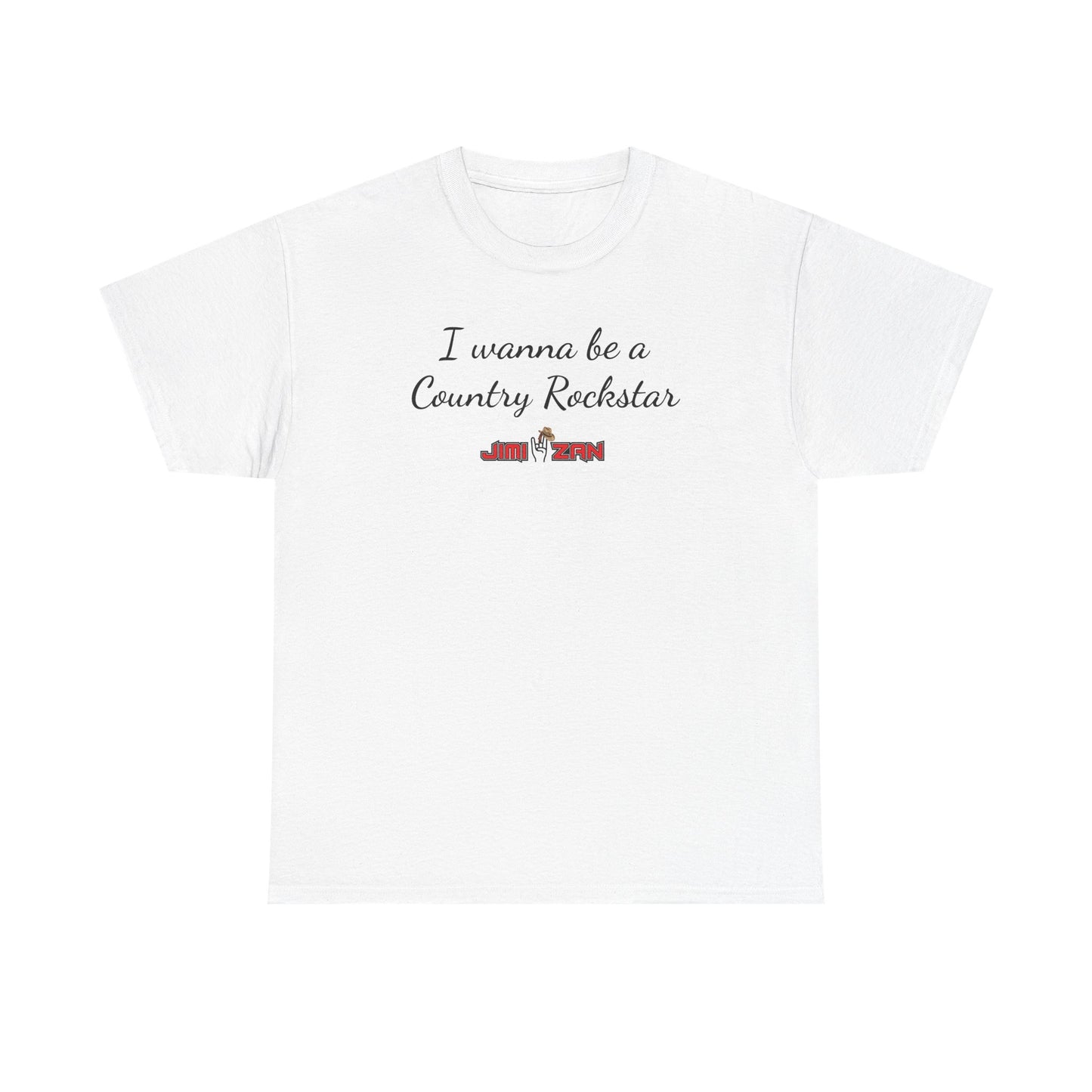 Buzz - I wanna be a Country Rock Star T‑Shirt – White