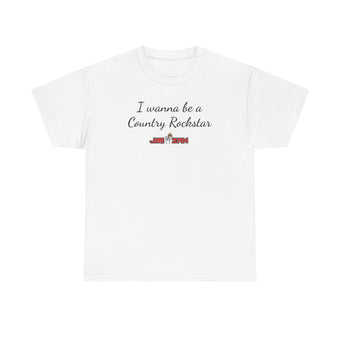 compare product Buzz - I wanna be a Country Rock Star T‑Shirt – White