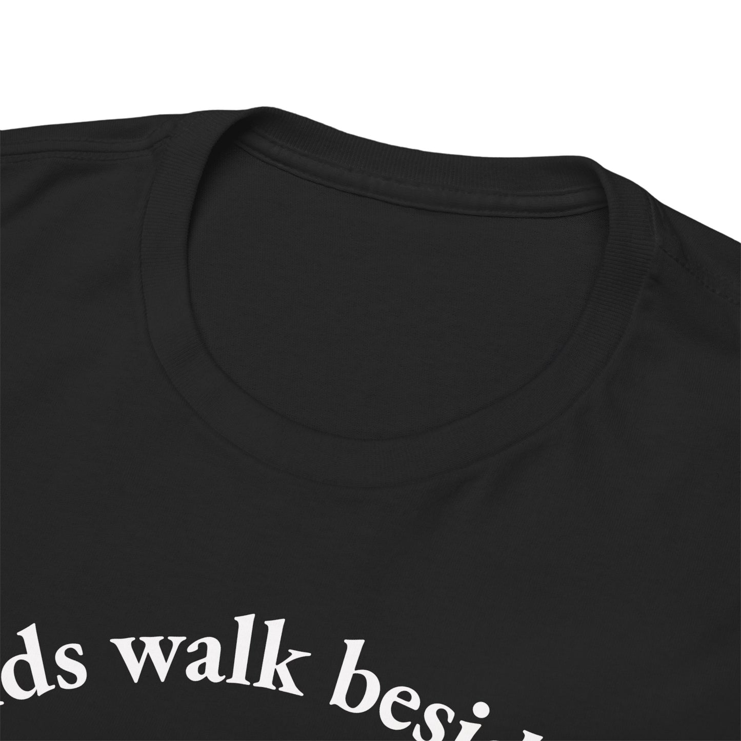 Other - Legends walk beside a dog - T‑Shirt – Black