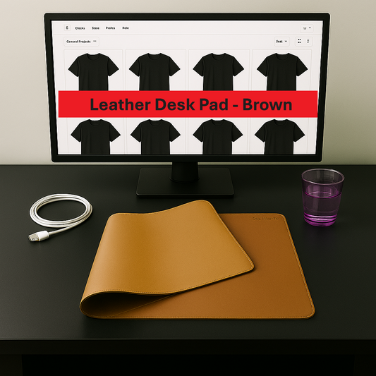Leather Desk Pad (400x900x2mm) - Brown