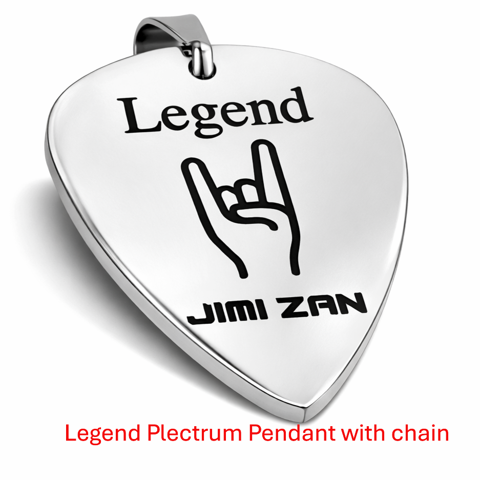 Legend Plectrum Pendant with chain