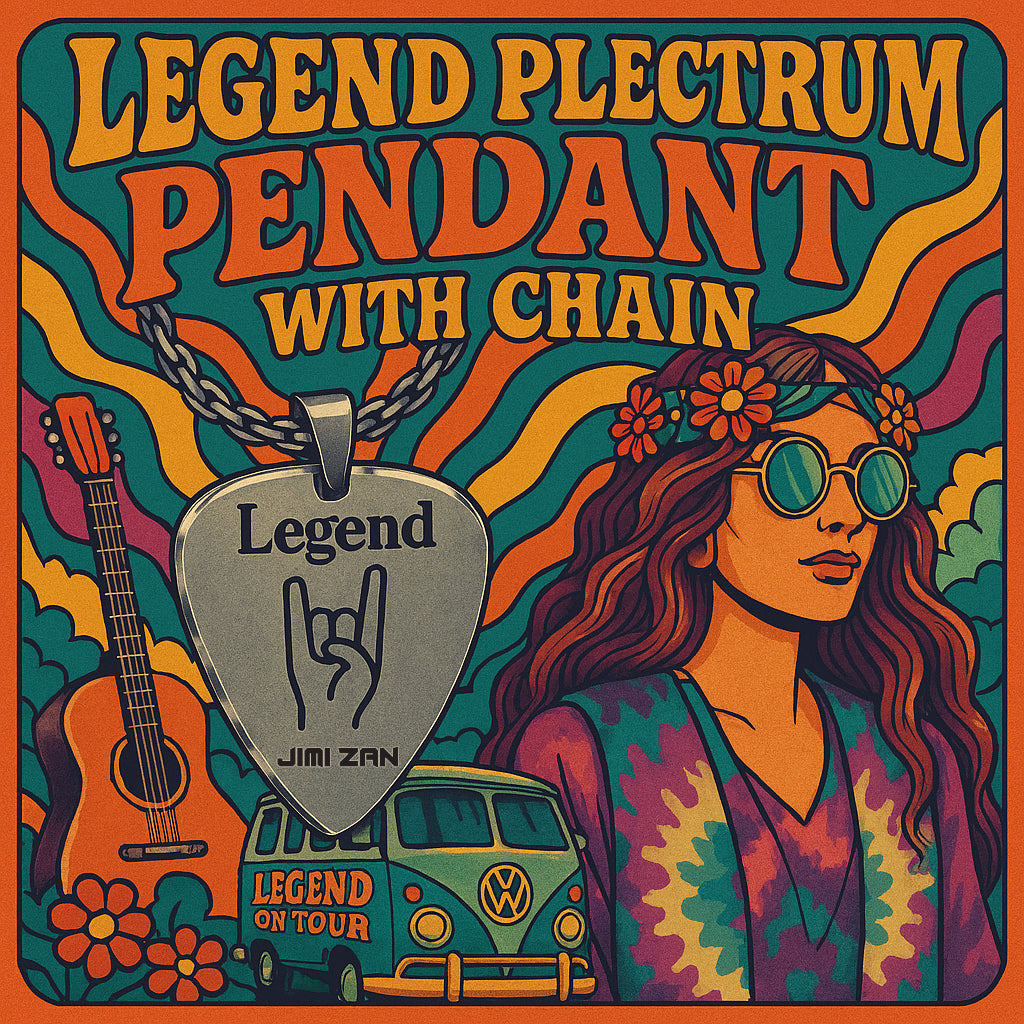 Legend Plectrum Pendant with chain