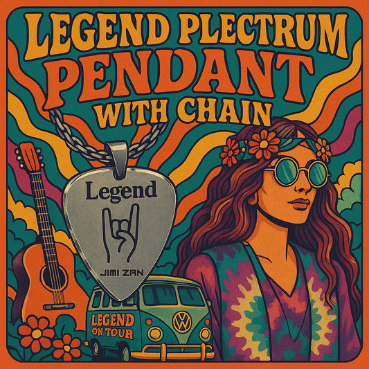 Legend Plectrum Pendant with chain