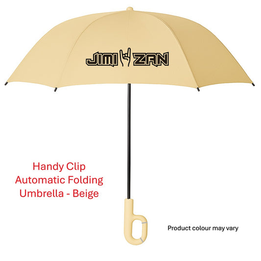 Handy Clip - Automatic Folding Umbrella - Beige