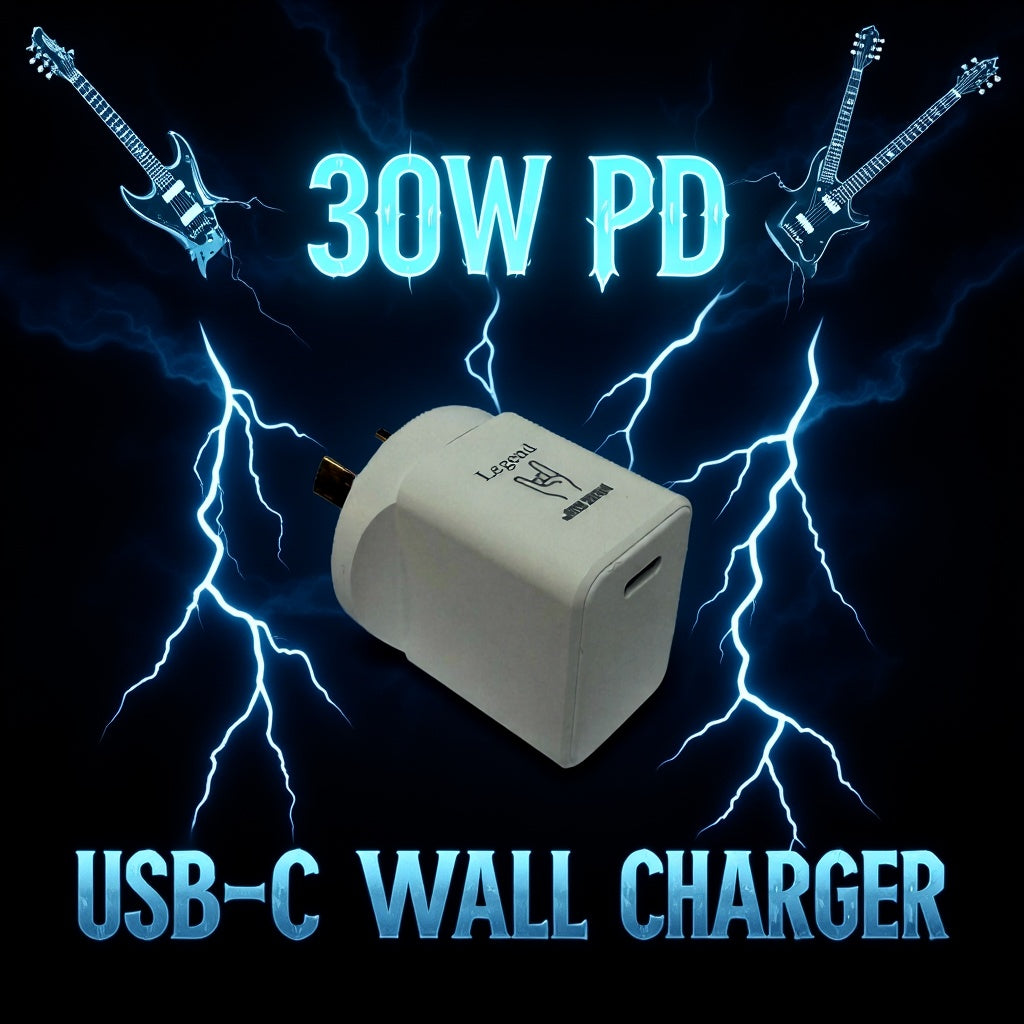 30W USBC PD GAN Wall Charger - White